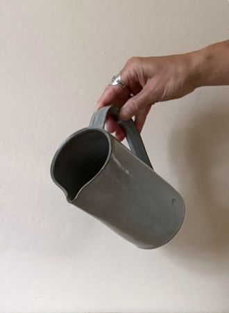 Kanna i stengods 1,2 L - drejad
