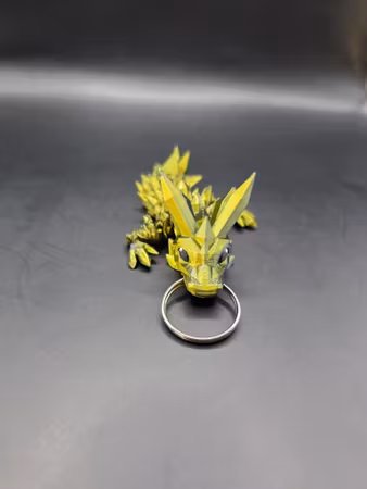 Crystal Tadling – Kristalldrake Nyckelring