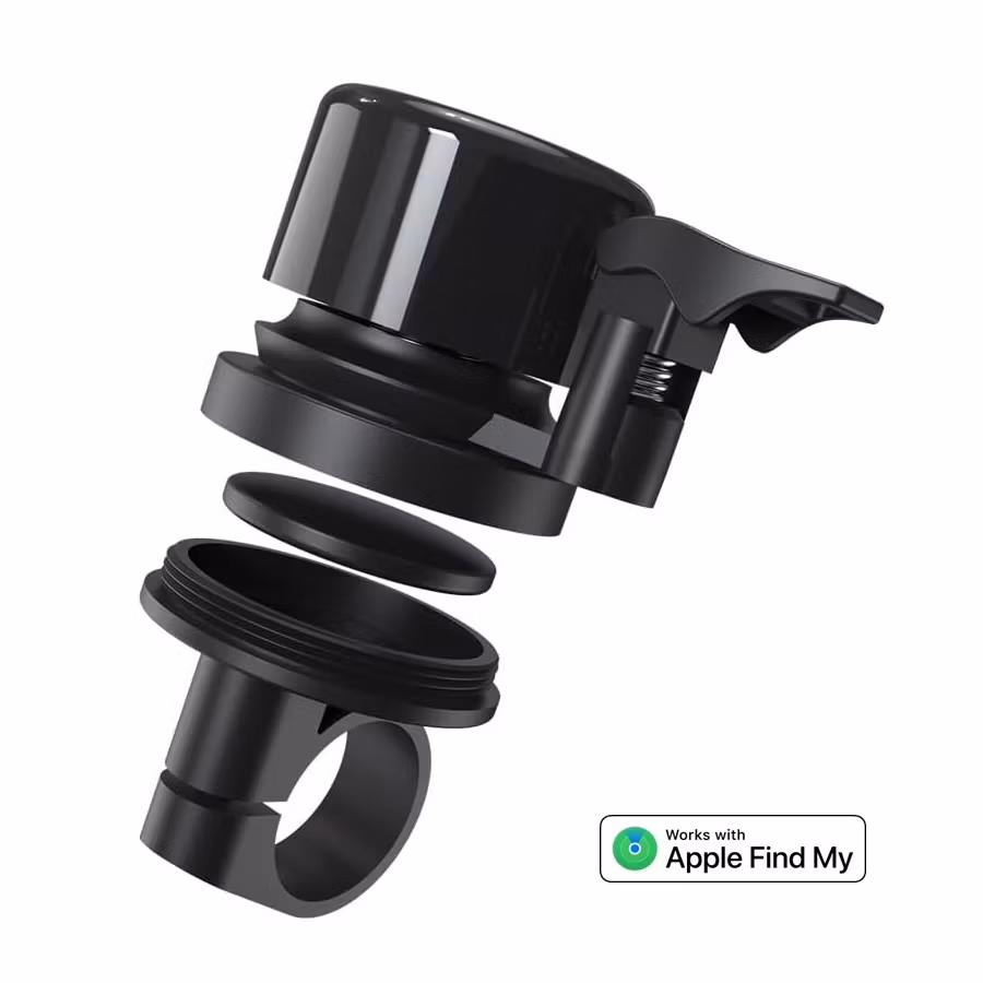 Sykkelbjelle med innebygd sporing