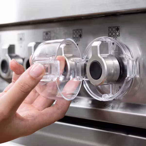 Beskyttelse for komfyrbrytere (4 stk.)