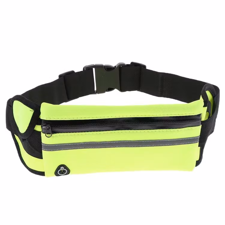 Löparbälte med reflex - Grön