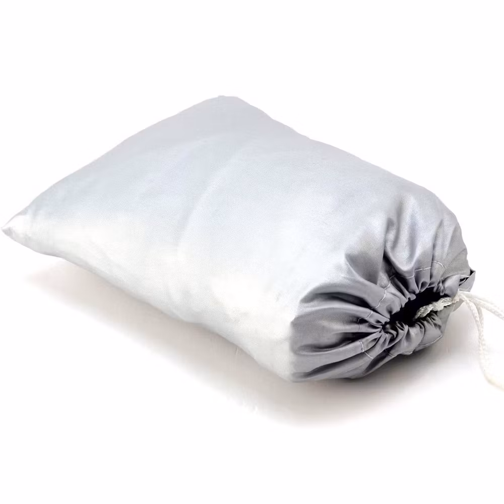 Sykkeltrekk 200 × 110 cm svart/sølv