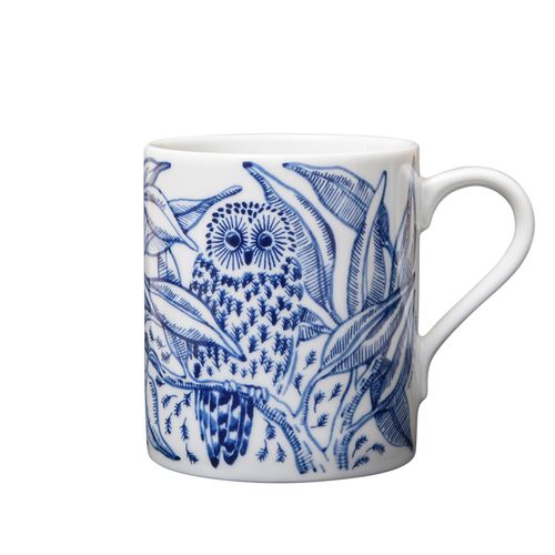 Owls at night Tasse Blau - Zweite Wahl