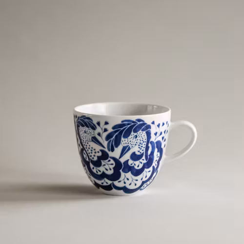 Selma mugg jubileum blå