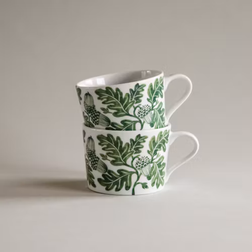 2-pack Acorn cup green