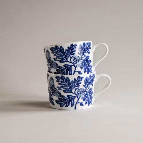 2-pack Acorn cup blue