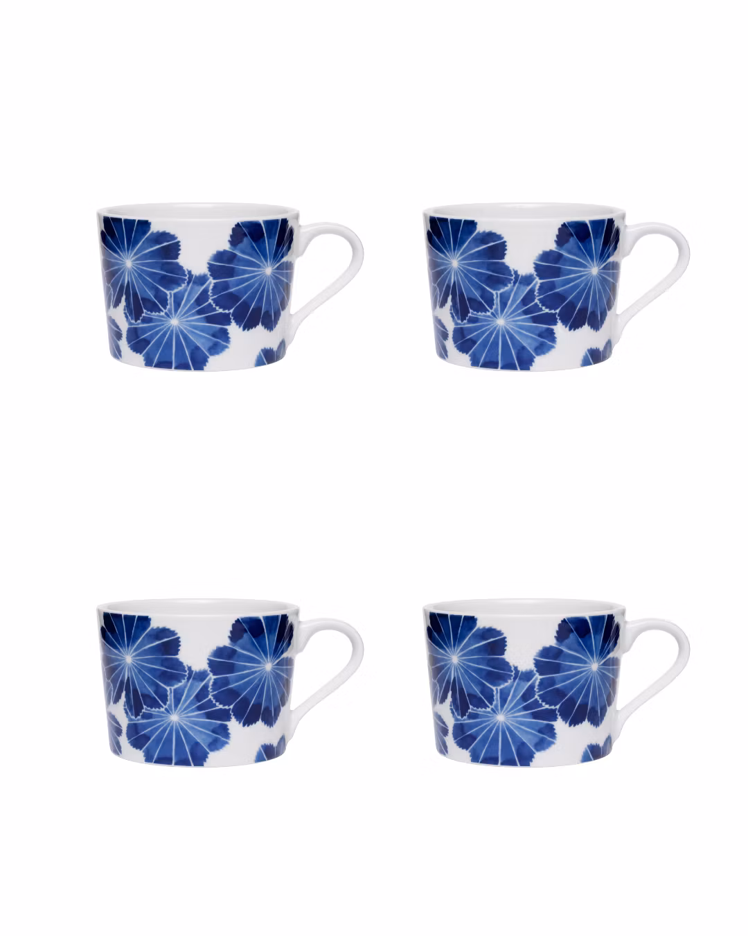 2:a-sortering 4-pack Daggkåpa kopp blå 24 cl