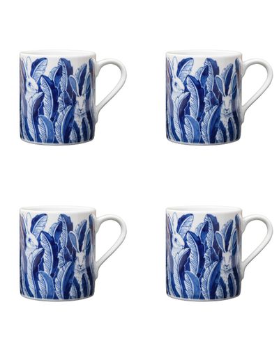 2:a-sortering 4-pack Hares in hiding mugg blå 35 cl