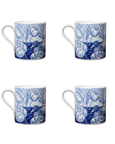 2:a-sortering 4-pack Duckpond mugg blå 35 cl