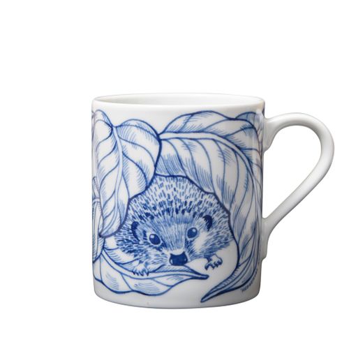 2:a-sortering Hedgehogs awakening mugg blå 35 cl