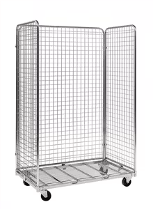Trådvagn 1150x665x1790mm, 400kg, broms, KM1091B