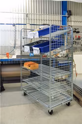 Trådvagn 1150x665x1790mm, 400kg, broms, KM1091B