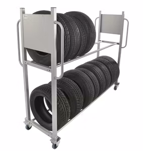 Däckkärra, 2030x720x1620mm, 300kg, broms, KMD3B