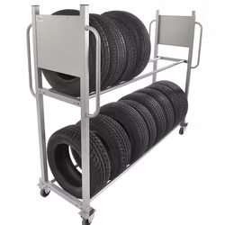 Däckkärra, 2030x720x1620mm, 300kg, broms, KMD3B