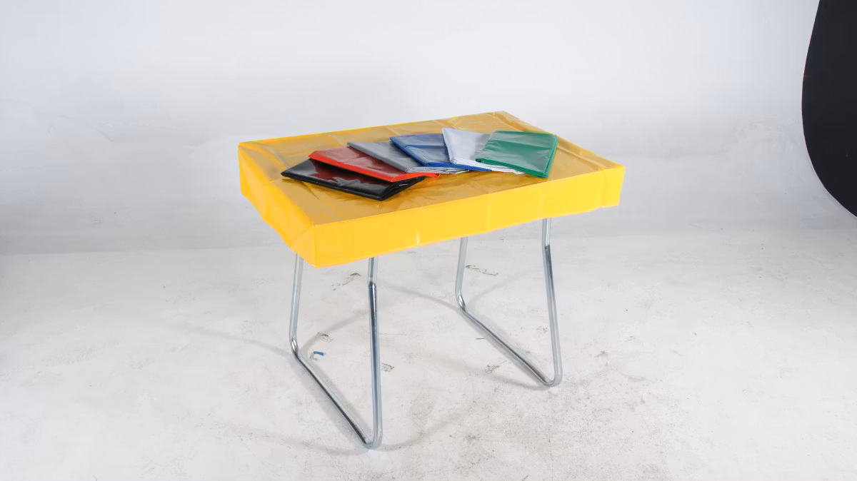 Pallöverdrag 120x80x15 cm, gult, 2181103924