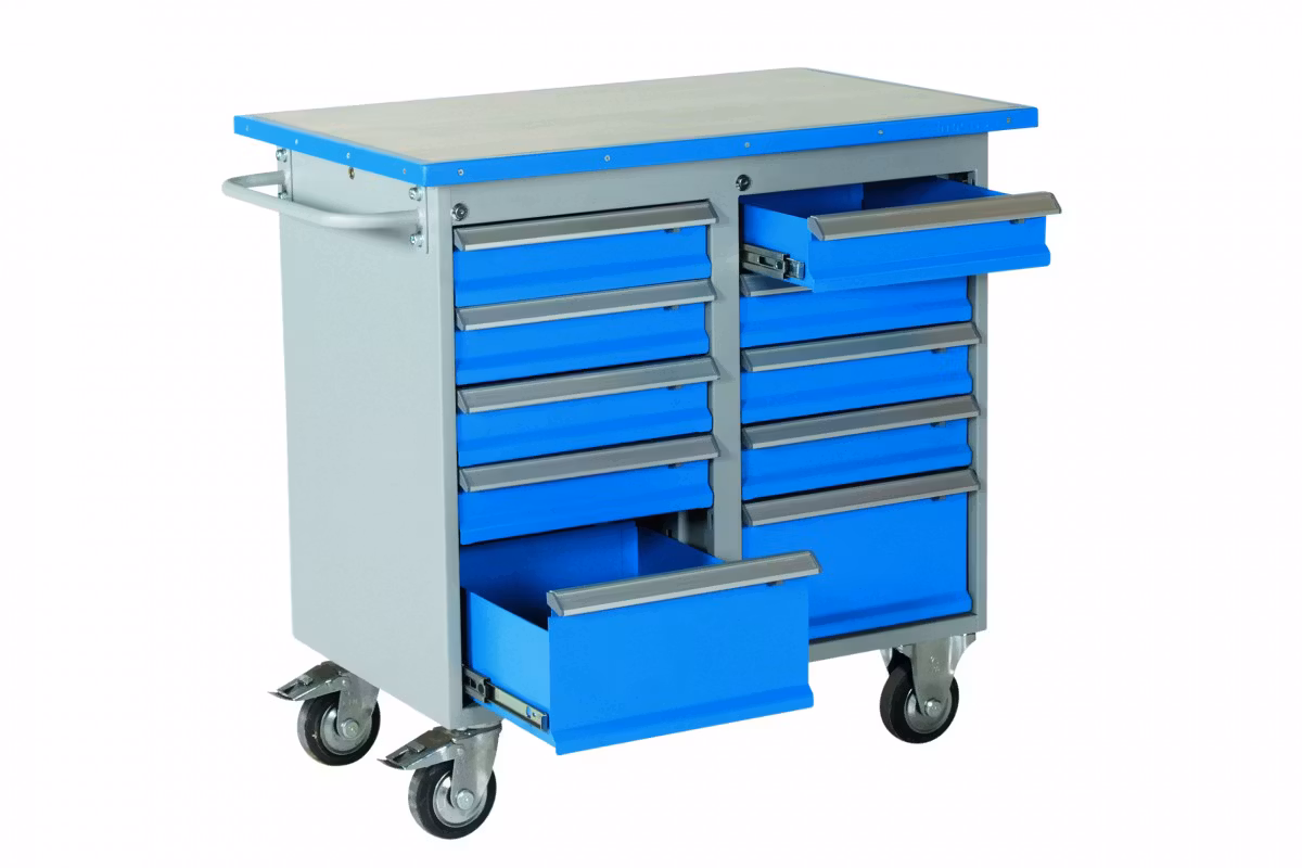 Verktygsvagn 10 lådor, tillbyggnadssats,  ekskiva, 4033074030X