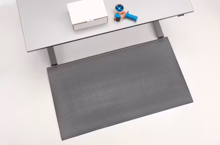 Arbetsplatsmatta Senso Style Plus, bredd 1,2 m, grå, per löpmeter