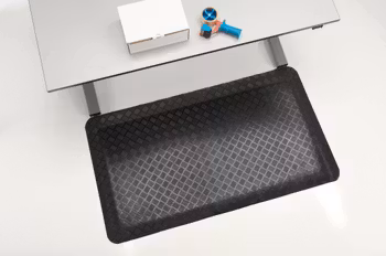 Arbetsplatsmatta Senso Dial, svart,  1000 x 1400 mm