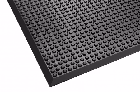 Arbetsplatsmatta Senso Nitril, 60 x 180 cm, svart