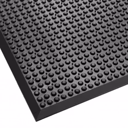 Arbetsplatsmatta Senso Nitril, 60 x 180 cm, svart