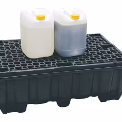 Miljöpall med plastgaller 1220x820x420 mm, 220 liter