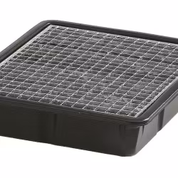 Uppsamlingskärl med plastgaller 800x600 mm, 41 liter