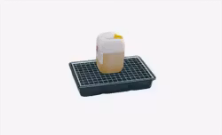 Uppsamlingskärl med plastgaller 800x600 mm, 41 liter