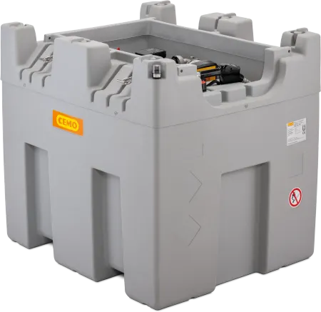 CEMO Dieseltank CUBE Premium, 980 liter, inomhus