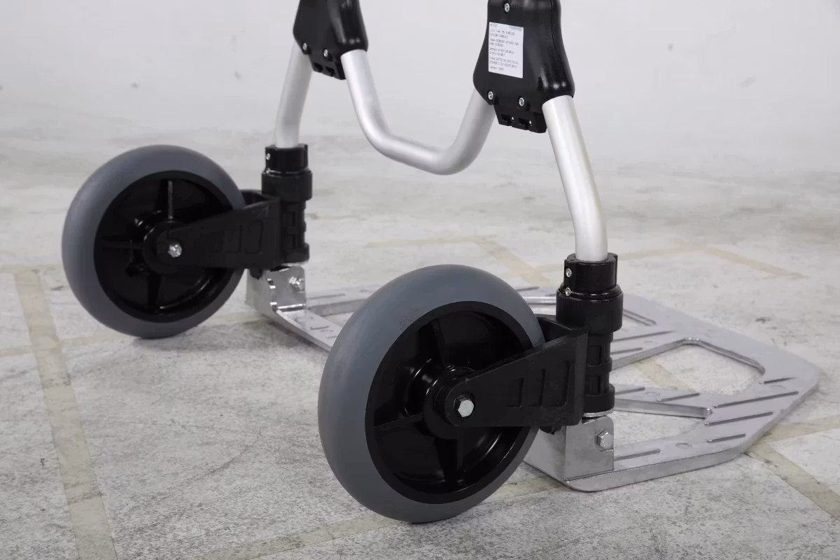 Hopfällbar aluminiumkärra 200 kg, 1910057385