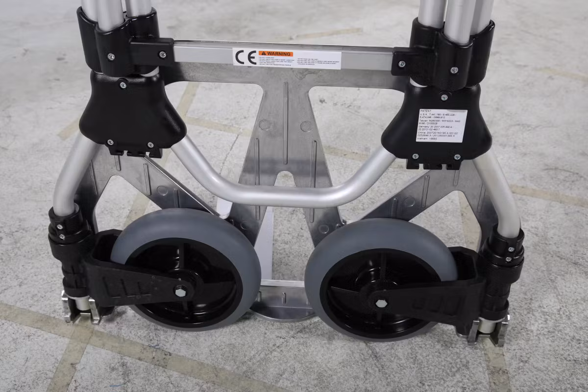 Hopfällbar aluminiumkärra 200 kg, 1910057385