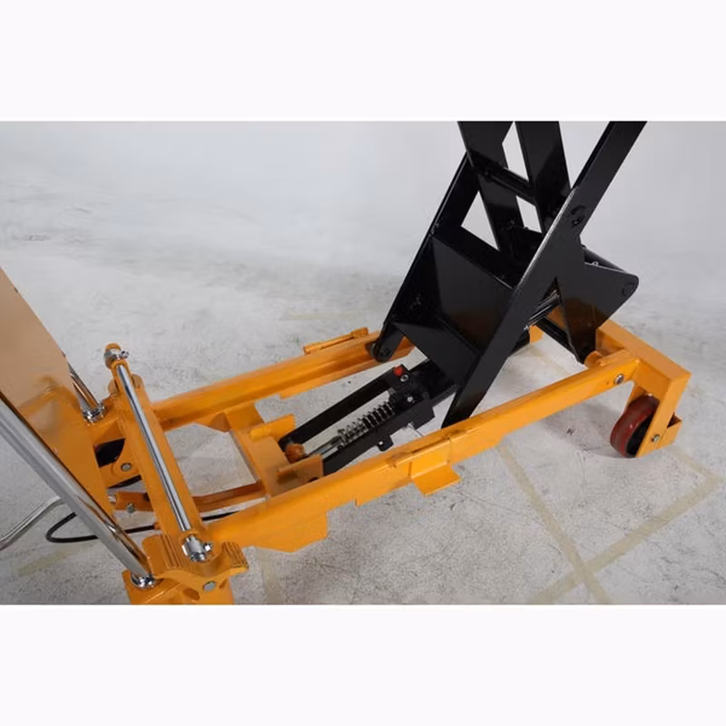 Lyftbordsvagn med fotpump 750 kg, 1000 x 510 mm, 1860051075