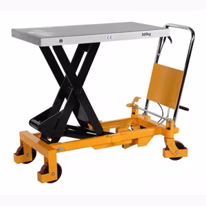 Lyftbordsvagn med fotpump 750 kg, 1000 x 510 mm, 1860051075