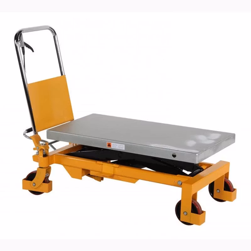 Lyftbordsvagn med fotpump 750 kg, 1000 x 510 mm, 1860051075
