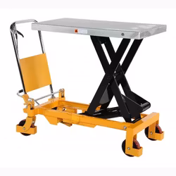Lyftbordsvagn med fotpump 750 kg, 1000 x 510 mm, 1860051075