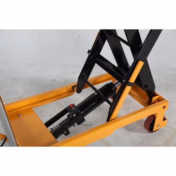 Lyftbordsvagn med fotpump 500 kg, 855 x 500 mm, 1860051050