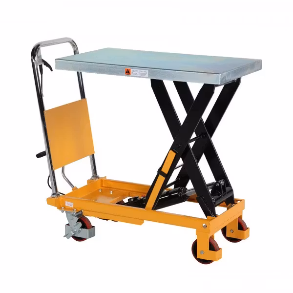 Lyftbordsvagn med fotpump 500 kg, 855 x 500 mm, 1860051050