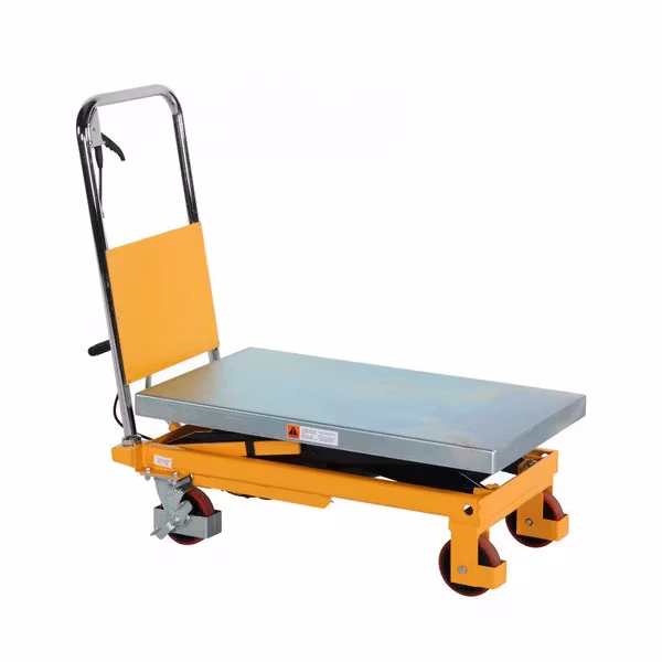 Lyftbordsvagn med fotpump 500 kg, 855 x 500 mm, 1860051050
