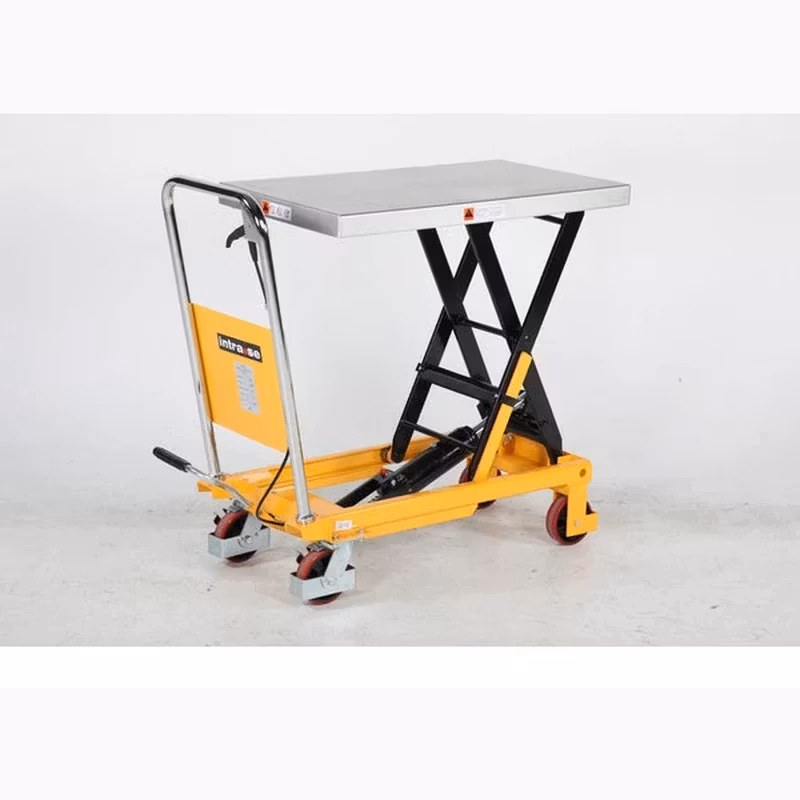 Lyftbordsvagn med fotpump, 300kg, 855 x 500 mm, 1860051030