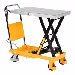 Lyftbordsvagn med fotpump, 300kg, 855 x 500 mm, 1860051030