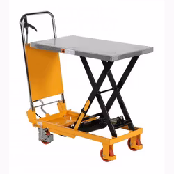 Lyftbordsvagn med fotpump 150kg, 740 x 450 mm, 1860051015