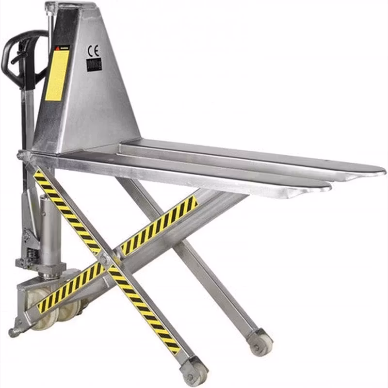 Rostfri saxlyftvagn, 1000 kg, 540 x 1150mm, 1830043002