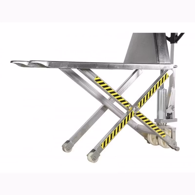 Rostfri saxlyftvagn, 1000 kg, 540 x 1150mm, 1830043002