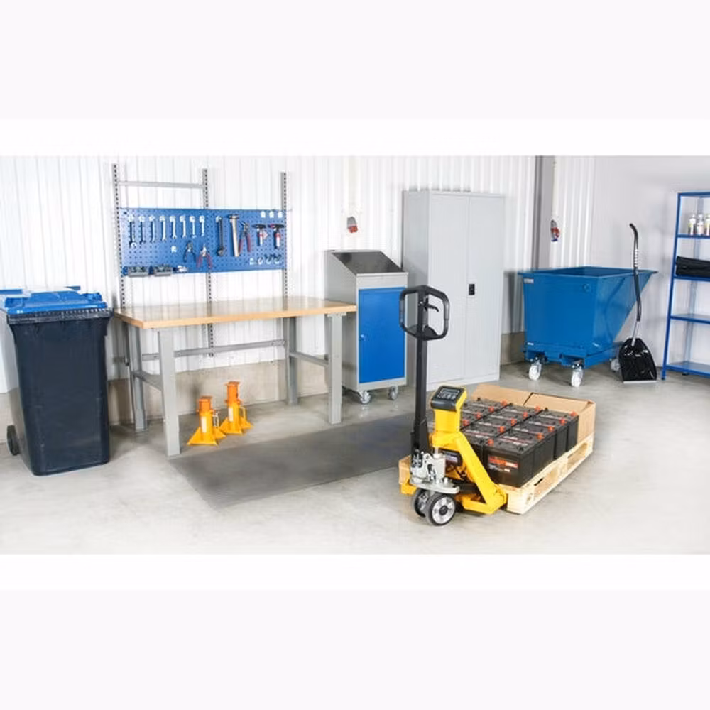 Pallyftare med våg, 2000 kg, 555 x 1150 mm, 1820042001