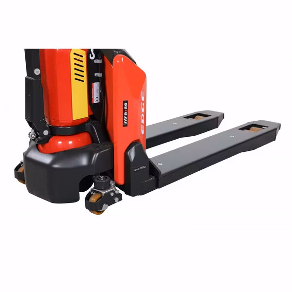 Motorlyftvagn med våg 1500kg, 540 x 1150mm, boggi/poly, 1415045217