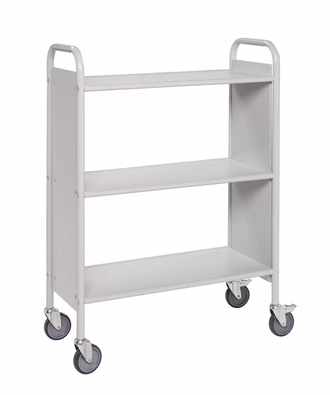 Kontorsvagn 780x345x1115mm, 150kg, Ljusgrå, KM158-LG