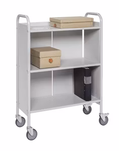 Kontorsvagn 780x345x1115mm, 150kg, Ljusgrå, KM158-LG