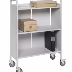 Kontorsvagn 780x345x1115mm, 150kg, Ljusgrå, KM158-LG