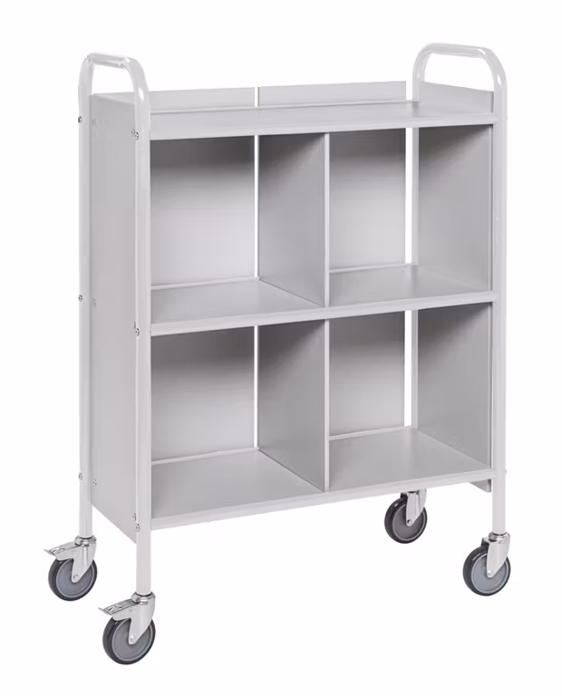 Kontorsvagn 780x345x1115mm, 150kg, Ljusgrå, KM158-LG