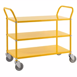 Rullbord 3 plan, 1080x480x940mm, 250kg, gul, KM5106