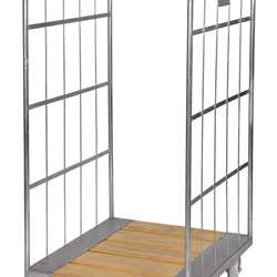 Rullcontainer träbotten, 800x710x1600 mm, 400kg,  KM84